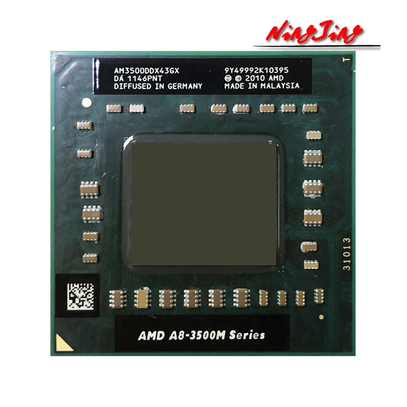 AMD A8 Series 3500M 1 5 ГГц четырехъядерный четырехпоточный процессор AM3500DDX43GX разъем