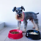 Чаша для собачьего корма Кеджи Тедди питание посуда Питьевая вода чистая красная миска для собаки, домашних животных чаша метод изображением боевого кота собачья миска ZY5002