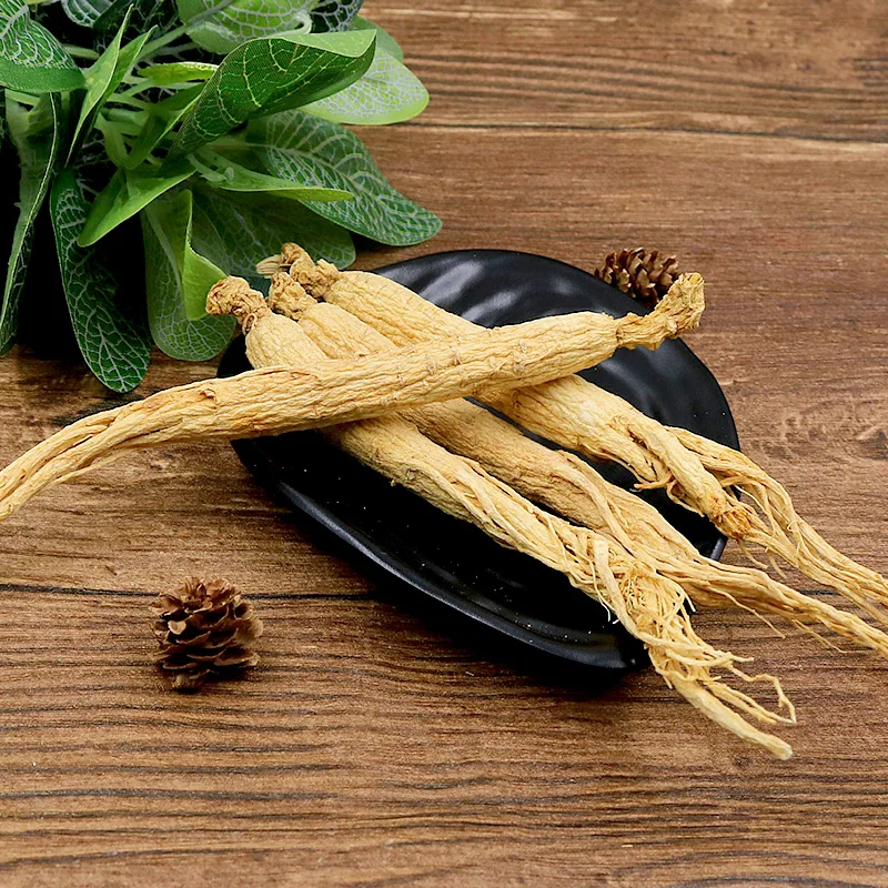 Корень женьшеня 15 лет корень Changbai натуральный дикий Белый Женьшень бесплатная