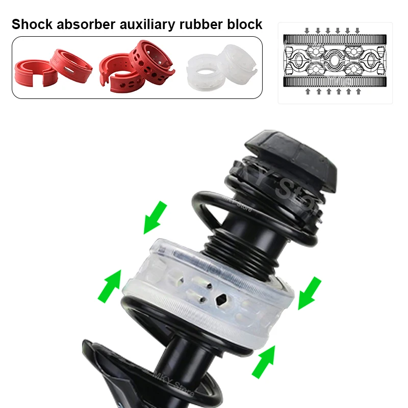 

Car Shock Absorber Power Auto-Buffers Spring Bumpers A/B/C/D/E/F Type Universal For Cars Cushion Suspension Buffers For All Cars