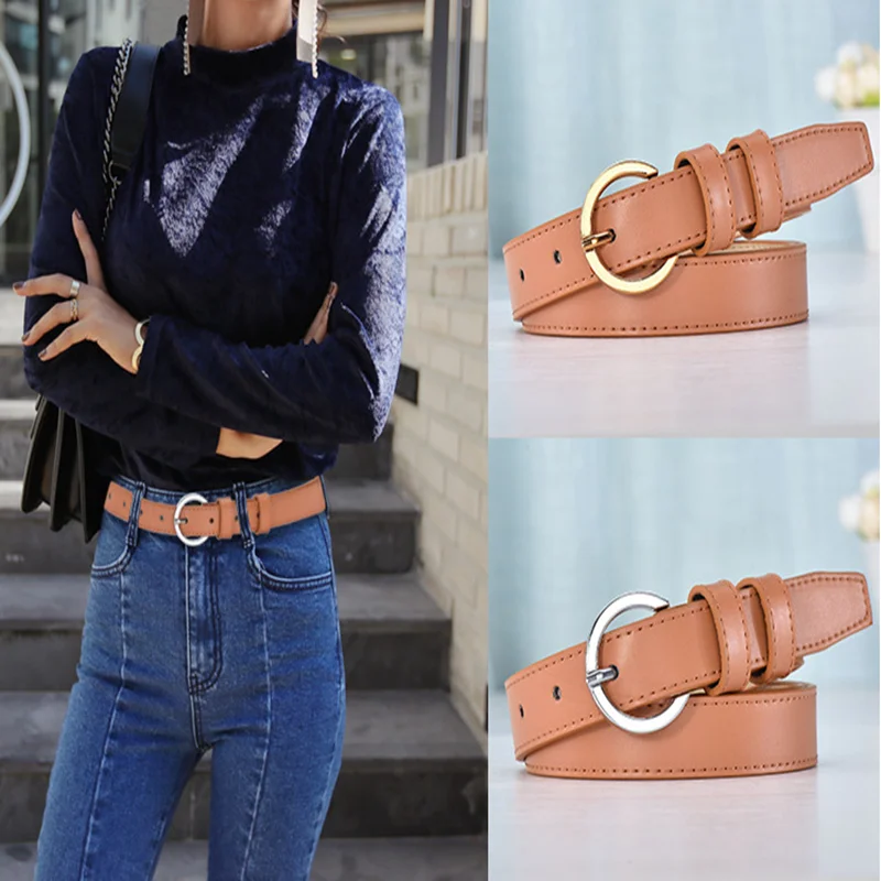 

Женский ремень из натуральной воловьей кожи, ремень для джинсов и платьев, 2021