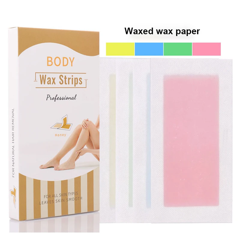 

Disposable Hair Removal Wax Paper Portable Single-piece Double-sided Depilatory Paper Hair Removal Strip Paper