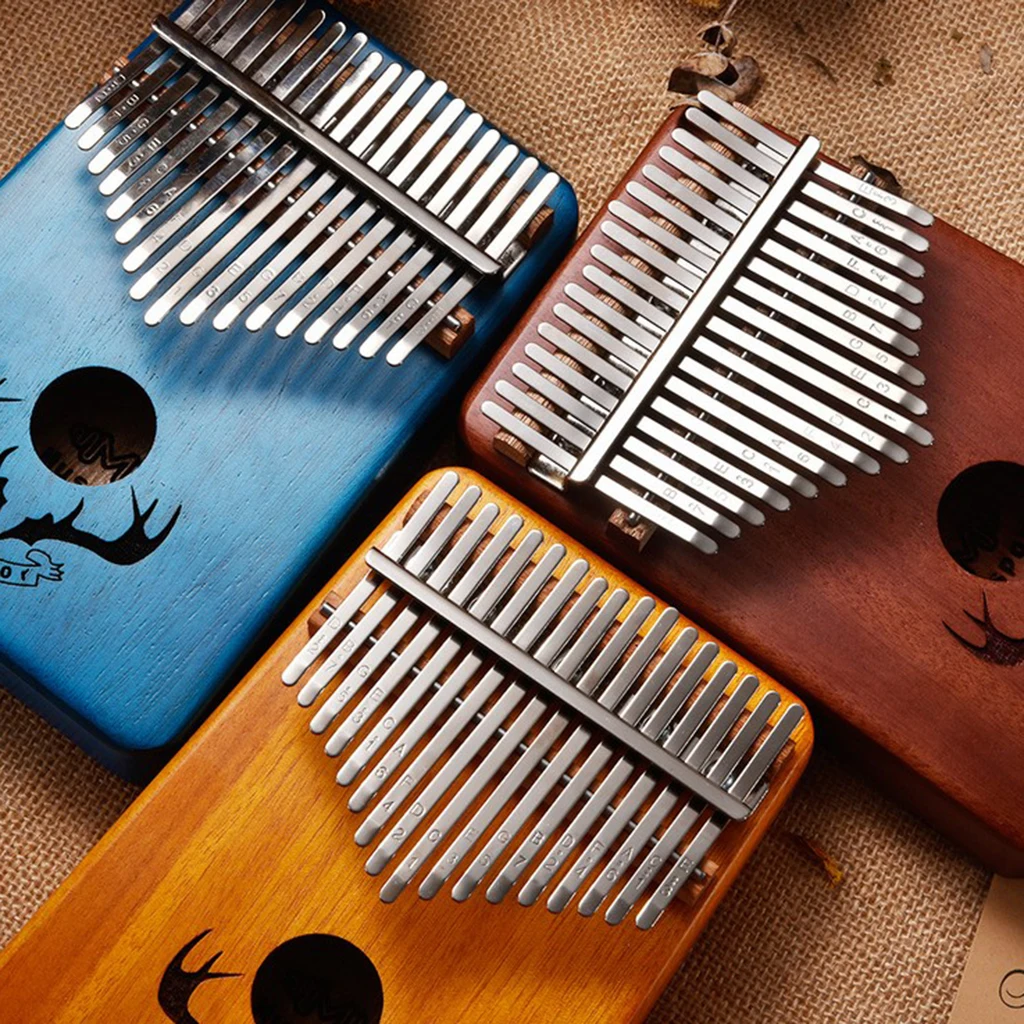 Kalimba African с 17 клавишами пальцевое пианино тюнинг молоток для детей взрослых