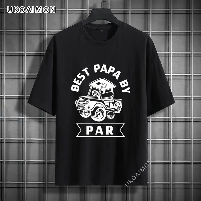 

Man Best Papa By Par Gift Fathers Day Funny Dad Simple Style Printing T Shirt Cartoon Newest T Shirts 100% Cotton Personalized