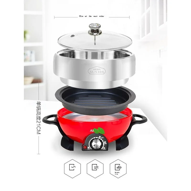 aparato cocina restaurant catering equipment mutfak elektrikli ev aletleri electrical home kitchen appliance electric skillet free global shipping