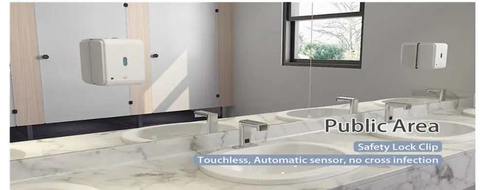 

Liquid Soap Dispenser 1100Ml Automatic Intelligent Sensor Induction Touchless ABS Hand Washing Dispensers for house or public
