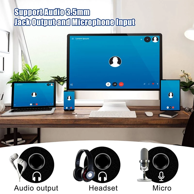 

4K Audio Video Capture Card, USB 3.0 HDMI Video Capture Device, Full HD 1080P for Game Recording, Live Streaming