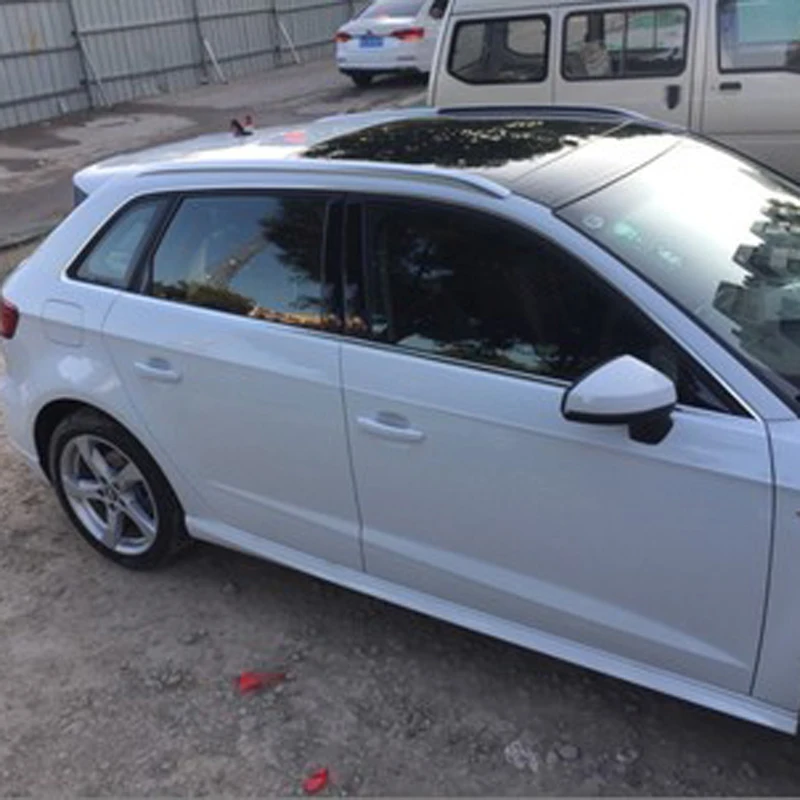 Для Audi A3 8V 2012 2019 5 дверей хэтчбек Sportback Серебряный декоративный багажник на крышу
