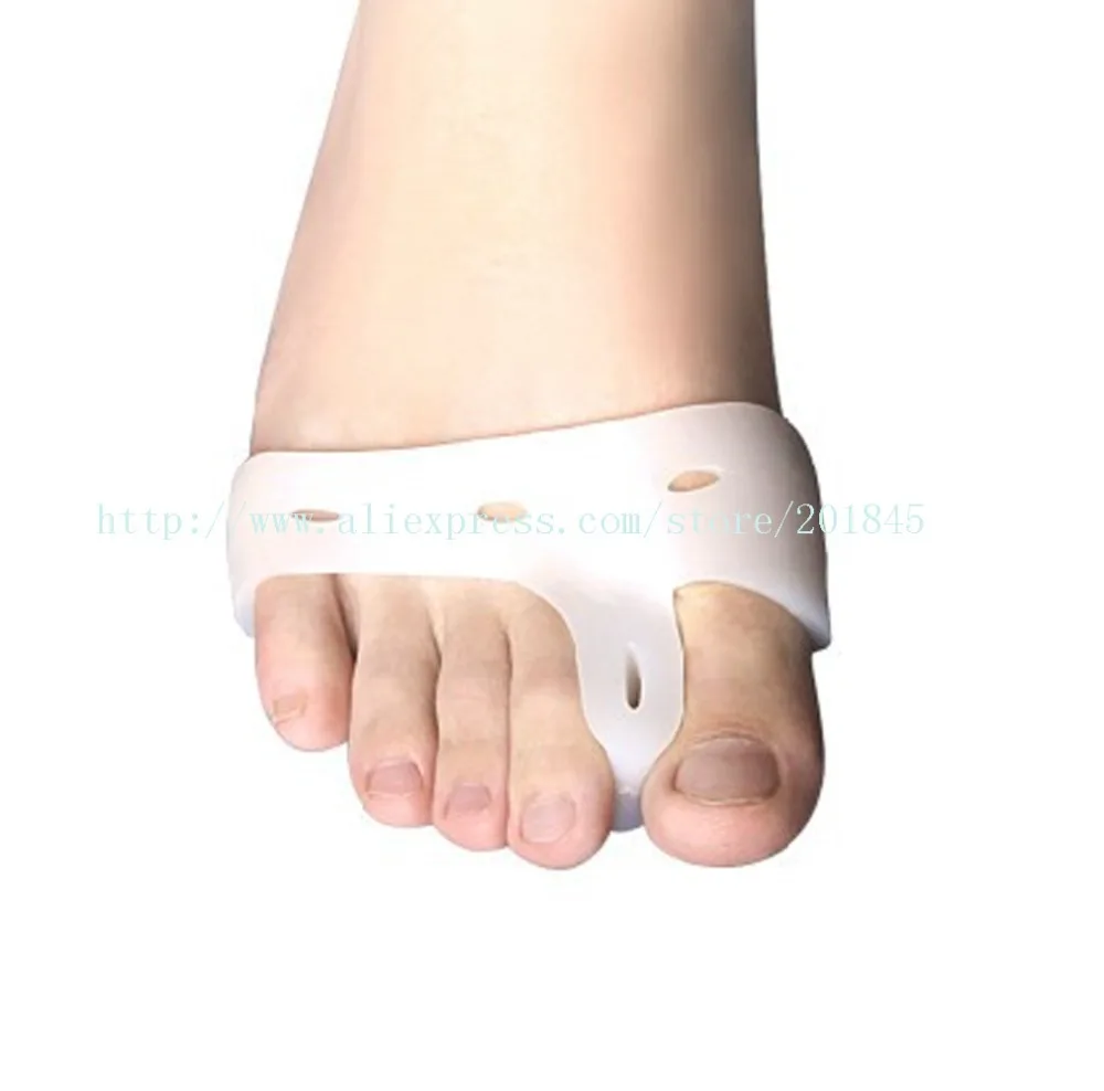 20pcs White thumb valgus Corrector Foot Toe Nursing Tools Silicone Gel comfortable For Feet Walking