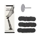 Сменная наждачная бумага 100 шт., вал с 1 диском для удаления пилки для ног, инструменты для педикюра, колодки, пилки для Педикюр Рашпиль для ног