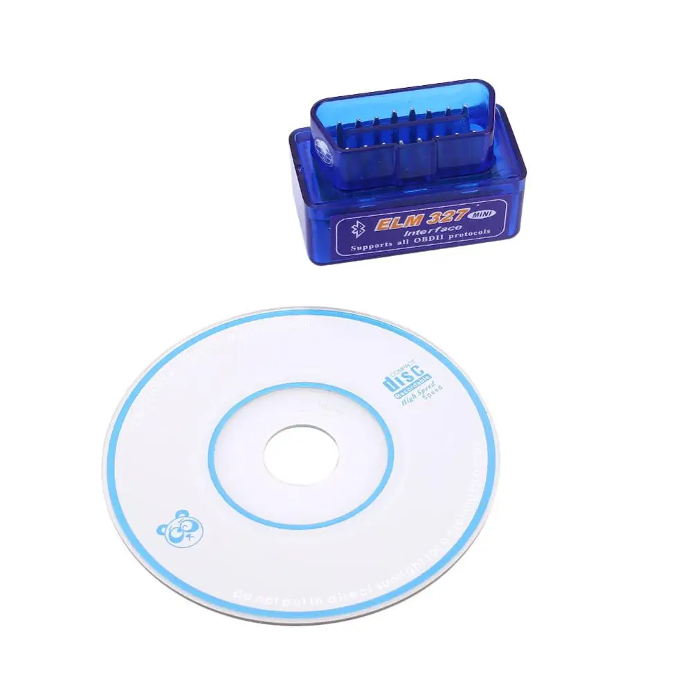 Мини Bluetooth Smart elm327 V2.1 Obd2 сканер диагностический инструмент тестер DC 12 В