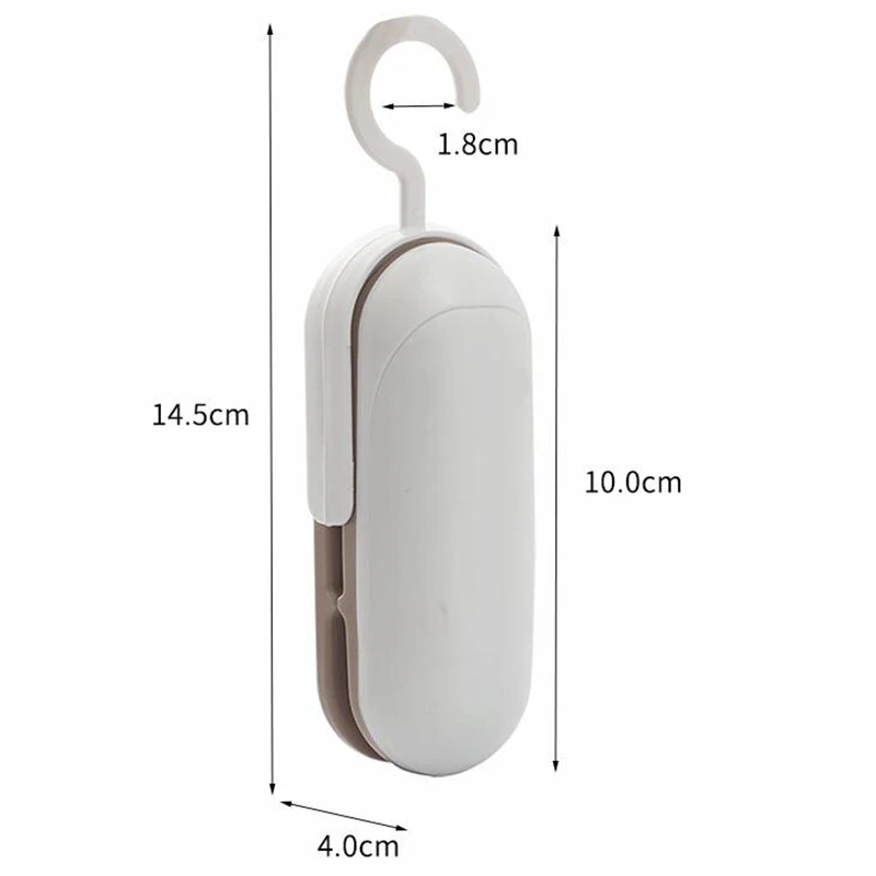 

Mini Sealing Machine Portable Dual Use Handheld Plastic Bag Clips Household Food Protector Package Heat Sealer Kitchen Gadgets