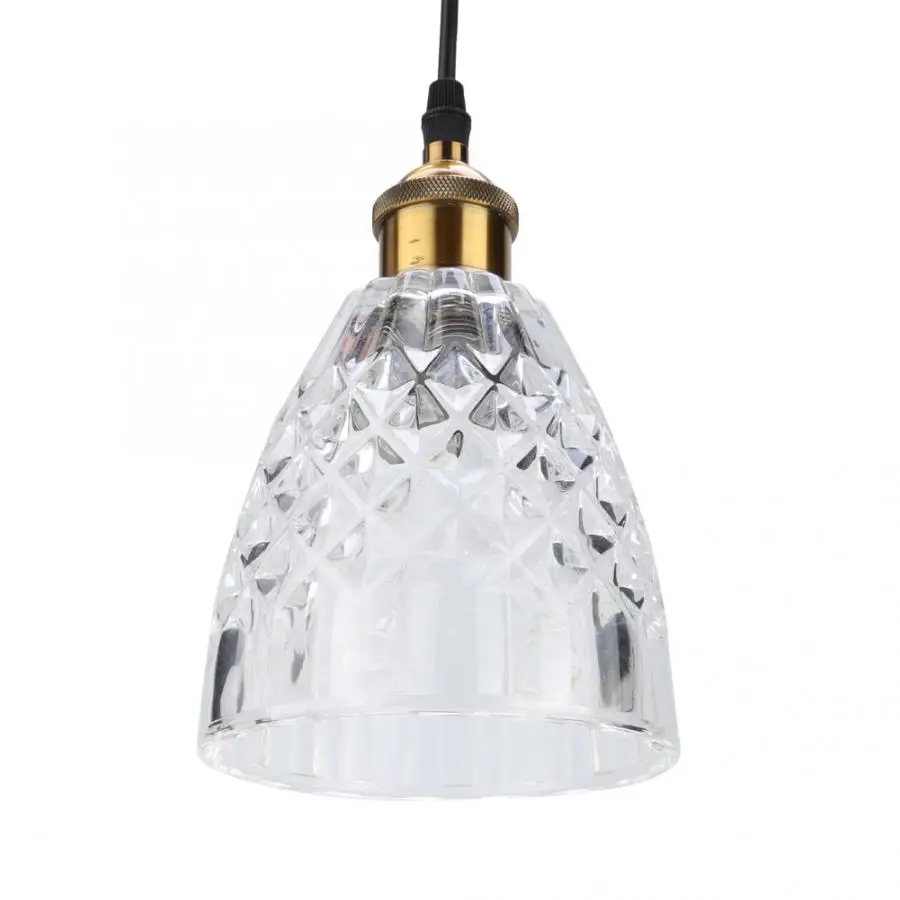 Стеклянный светодиодный подвесной светильник в современном стиле 100 240 В E27