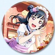 1 шт. 58 мм аниме Love Live!Sunshine! Aqours горничной милый охара Мари канань железная Кнопка
