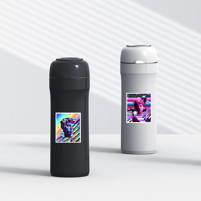 103050pcs cartoon psychedelic art aesthetic stickers graffiti decals skateboard laptop phone bike car cool toy sticker for kid free global shipping