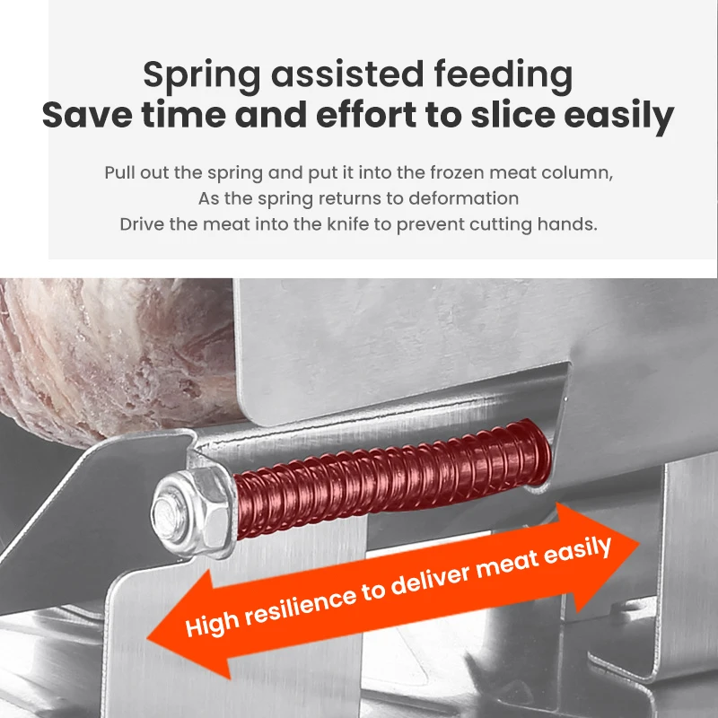 Бытовая ручная ломтерезка для мяса ягненка из нержавеющей стали резки