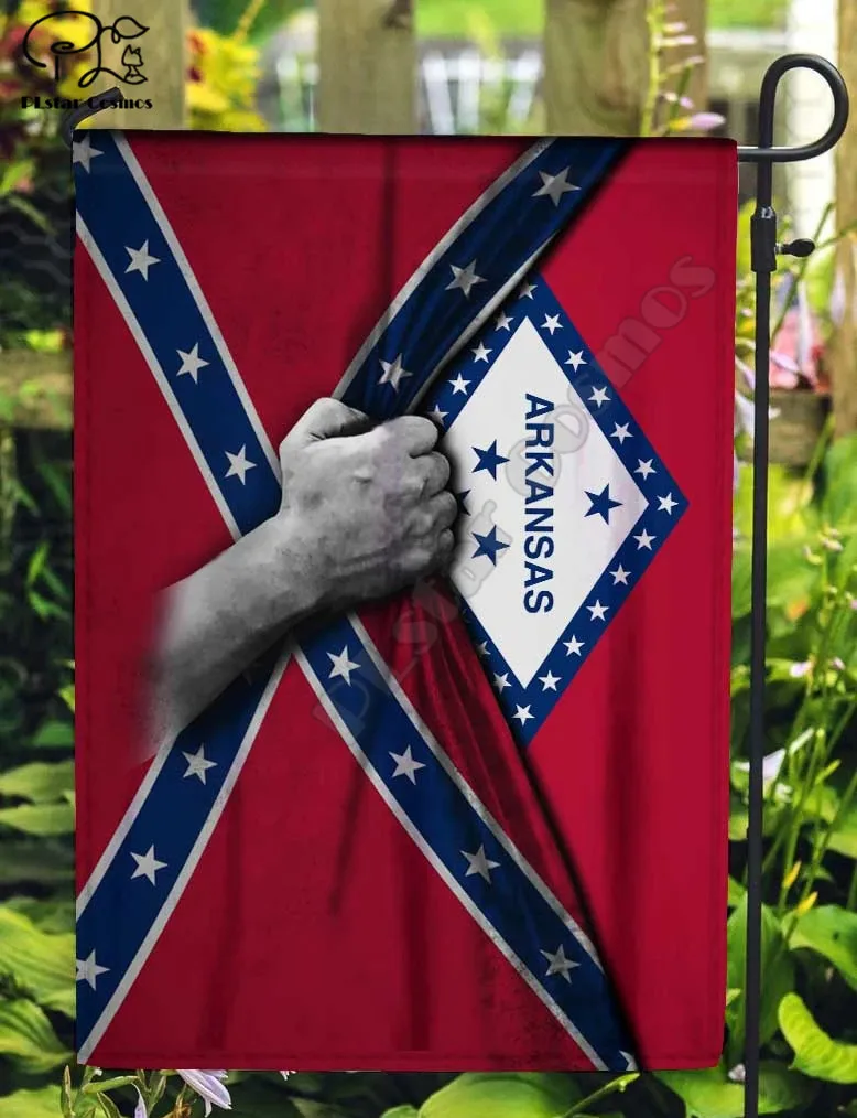 Флаг Звезды и полосы флаг домика Садовый белый простой термоперенос садовые