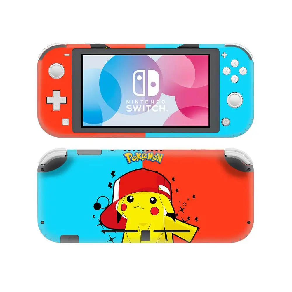 Наклейка для кожи Pokemon Go Pikachu наклейка Nintendo Switch Lite защитная консоль и контроллер Joy