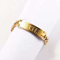 baker cuban bracelets for women men 316l stainless steel cuban bracelet can give fashion jewelry