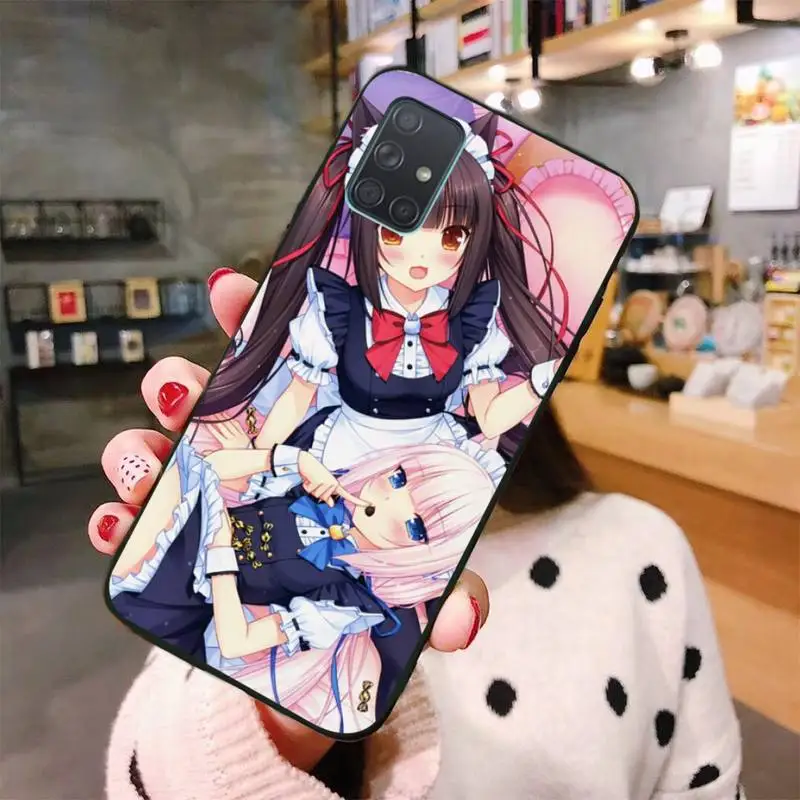 Nekopara Chocola Vanilla Cat Girl Phone Case For Samsung Galaxy A21S A01 A11 A31 A81 A10 A20E A30 A40 A50 A70 A80 A71 A51 5G | Мобильные