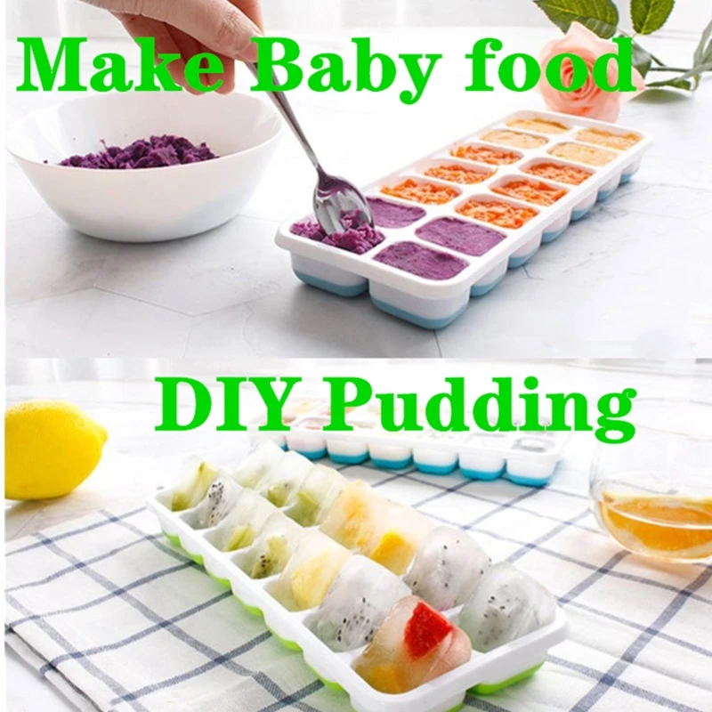 Силиконовая форма для льда 14 ячеек| |