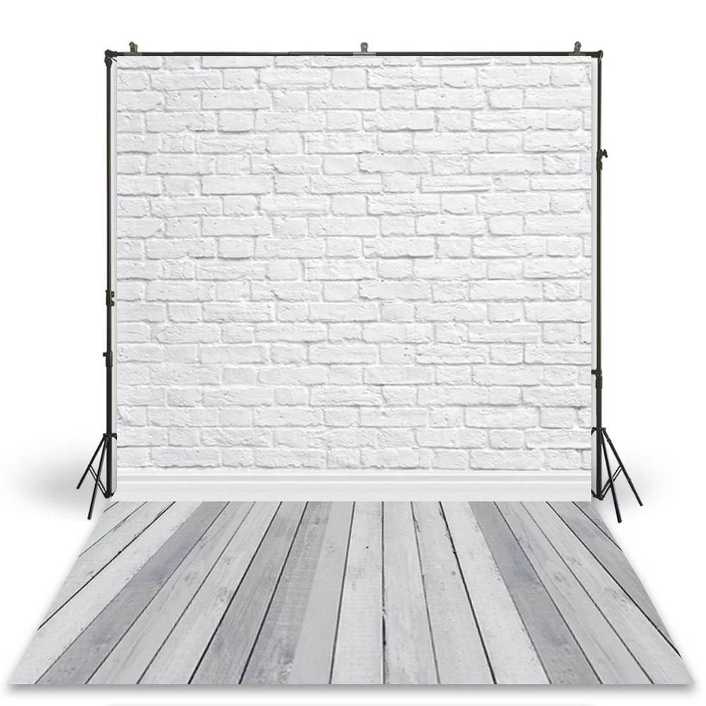 Фотография HUAYI фотография детской фотобудки винтажная белая кирпичная стена