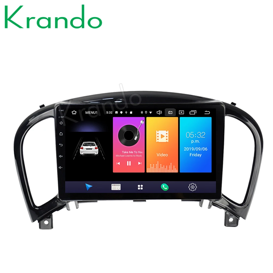 Krando Android 9.0 9 &quotIPS сенсорный автомобильный Радио навигатор плеер GPS для Infiniti ESQ Nissan