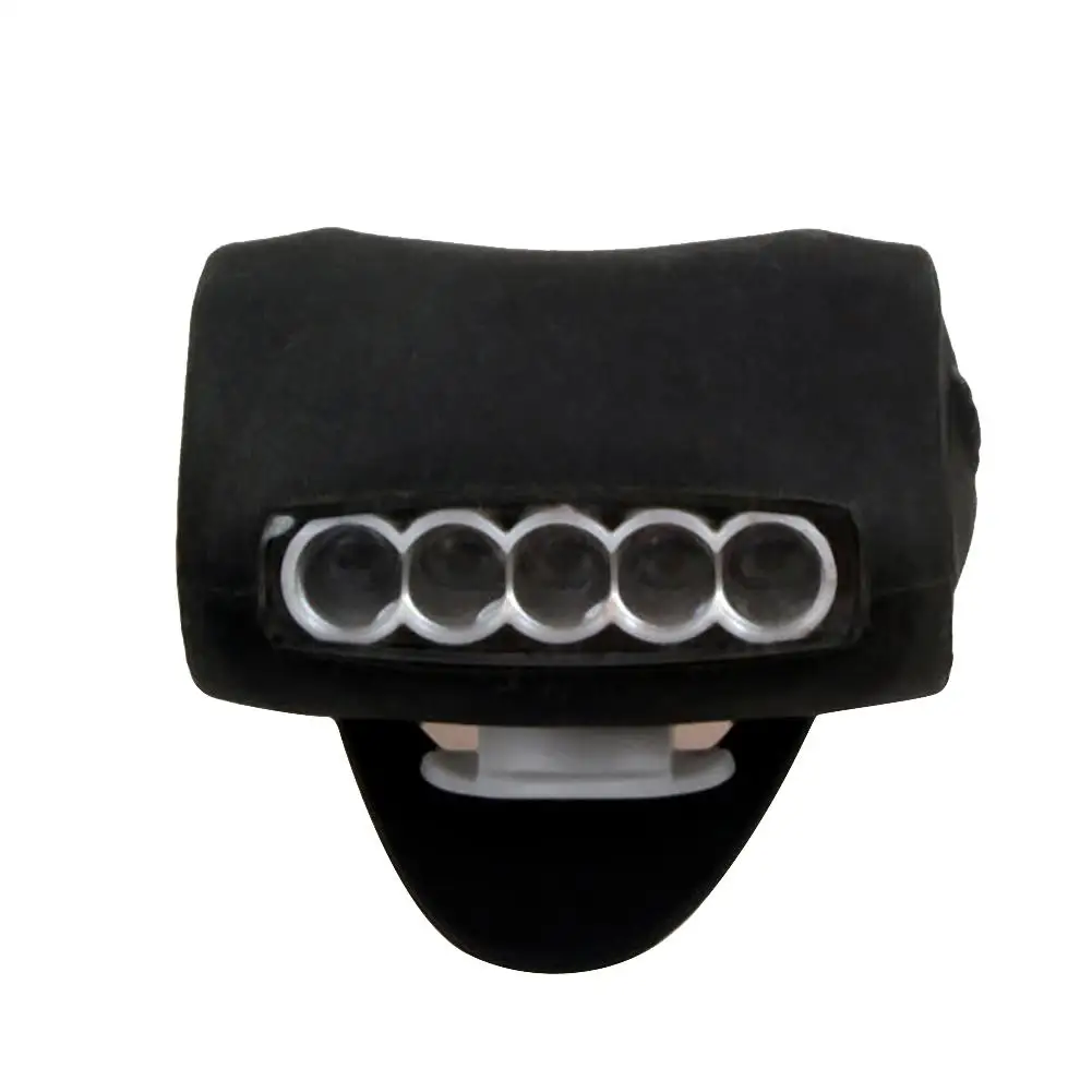 

Bike Bicycle Head Front Rear Cycling 7LED Warning Light Silicone Safety Lamp Bicycle Accessories Replacement Parts