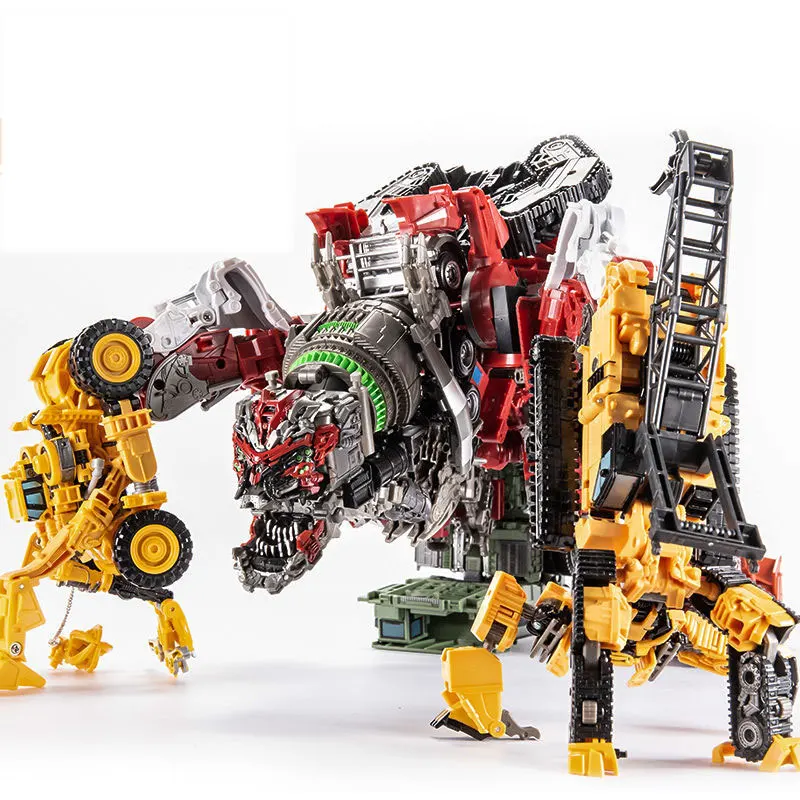 AOYI Toys SS Devastator TF5 Metal Overload Roaring Roll 8 IN 1 Vehicle Bonecrusher Deformation Transformation Action Figure