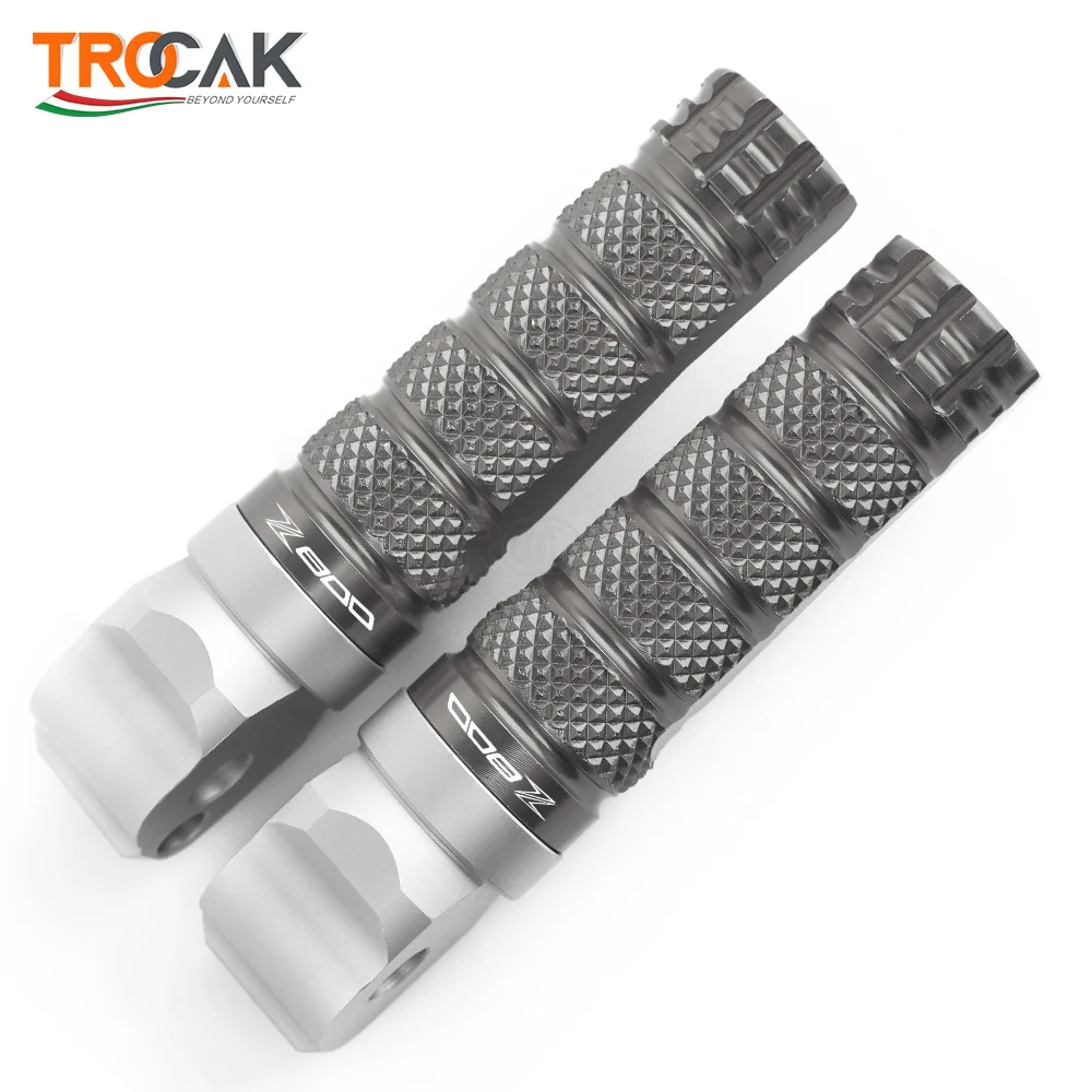 

LOGO Z800 Motorcycle Accessories FOR KAWASAKI Z800 Z 800 2013 2014 2015 2016 CNC Aluminum Rear Footpegs Foot pegs Modification