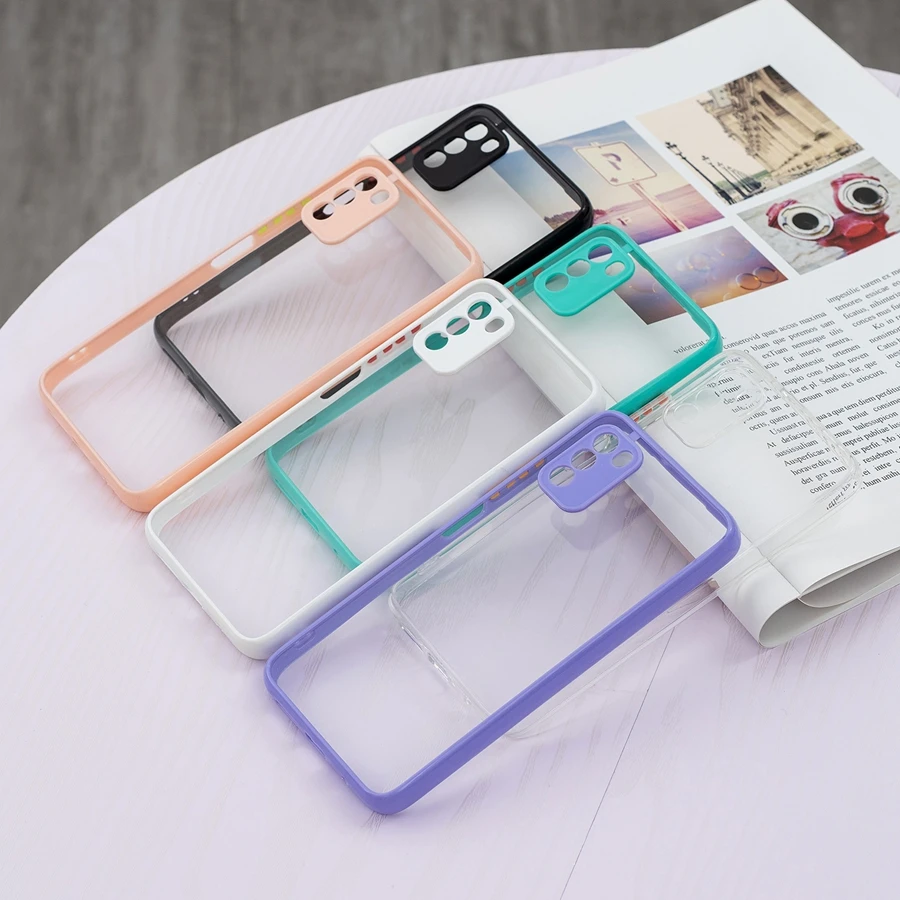 

For Xiaomi Poco M3 Case on For Coque Xiomi Xaomi Xiaomi PocoM3 PocoM M 3 6.53 inch Back Phone Cover Candy Color Cases Women Men