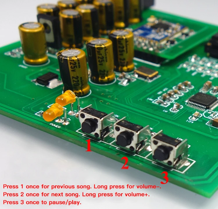 

CSR8675 DAC Board Bluetooth 5.0 3.5mm Headphone+RCA Port Support APTX HD AK4493
