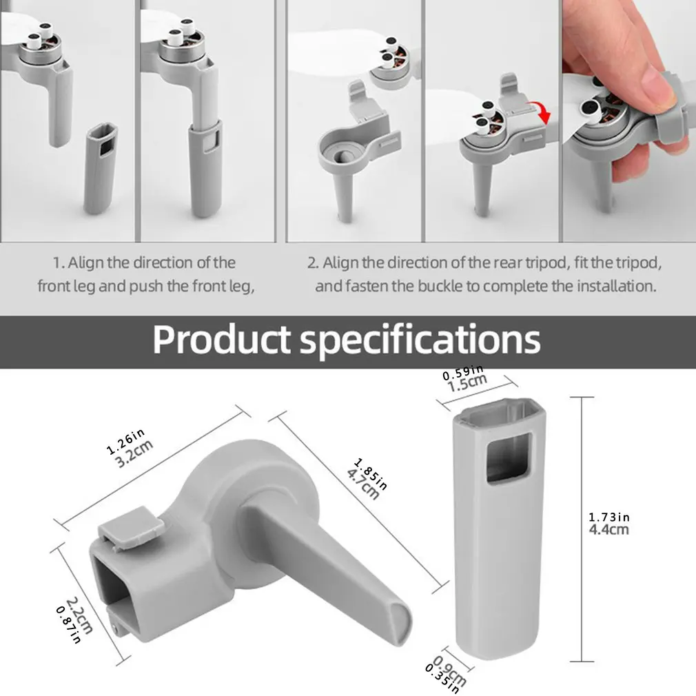 

Quick Release Landing Gear Drone Height Extender Long Leg Foot Protection Stand Gimbal Guard Accessory