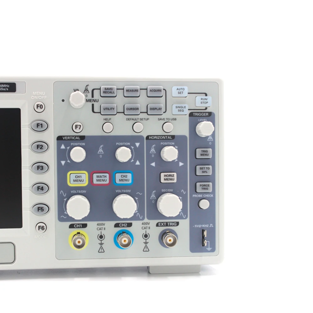 Цифровой осциллограф Hantek DSO5202P 200 МГц полоса пропускания 1GS/s 2CH ПК USB 7 дюймов ЖК