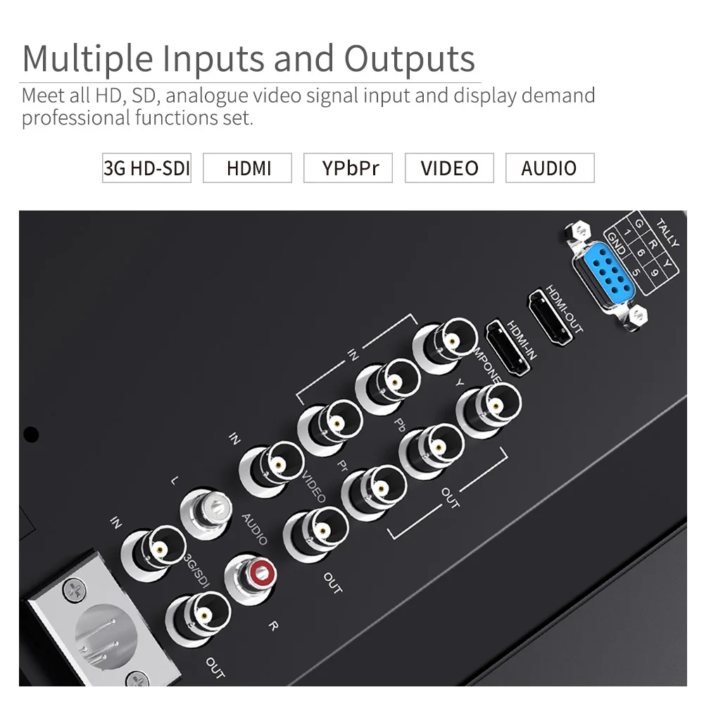 Монитор Seetec 4K215-9HSD-192-CO 21 5 дюйма IPS Full HD 1920x1080 для ручной трансляции с чемоданом