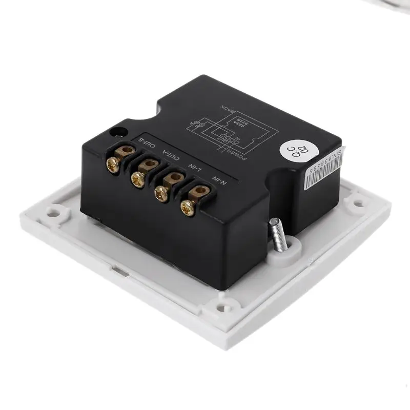 

Wireless Digital 2 - channel White Light Lamp Remote Control Switch Power