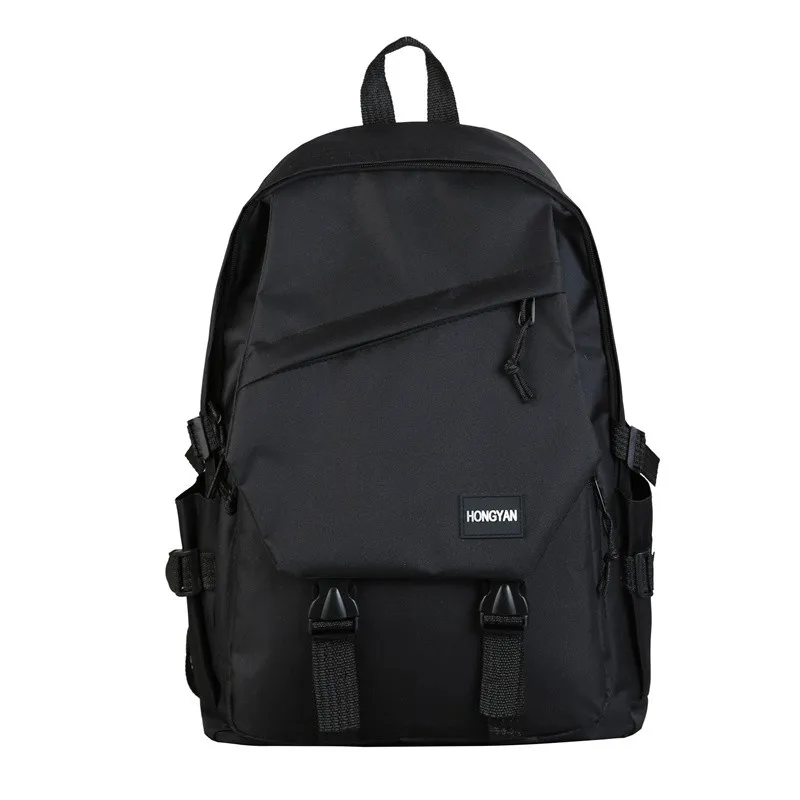 

Fashion Men's Backpack Trend Solid Color School Bag for Boy Large-capacity Oxford Cloth Waterproof Laptop Backpacks 2021