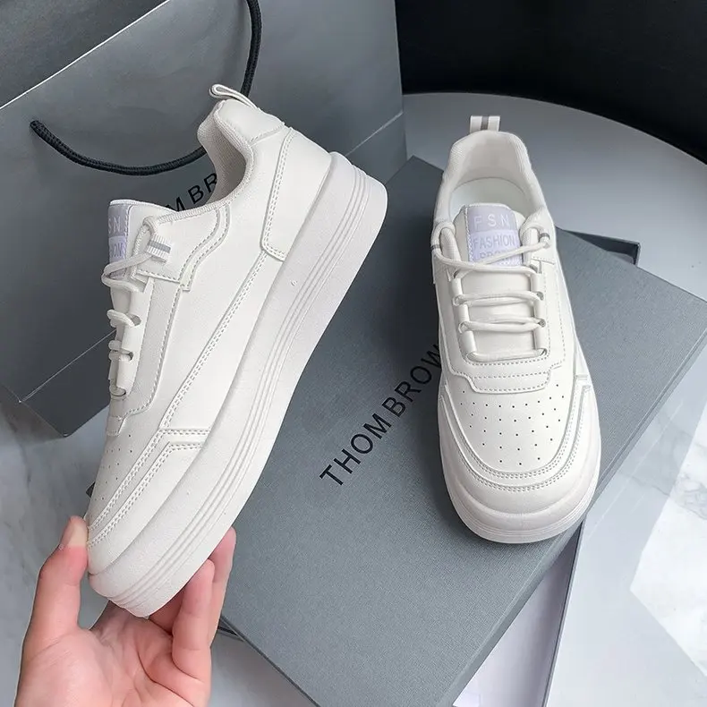 

Autumn Women Shoes Korean Lace-up Women Vulcanized Shoes Summer Mesh Breathable Plus Size 42 43 Fashion Women Shoes Platforms