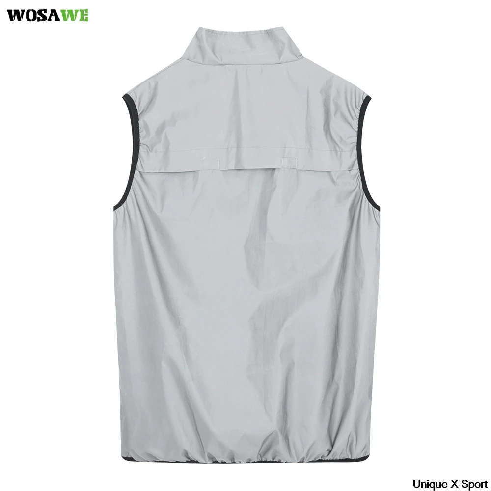 Мужской светоотражающий жилет WOSAWE для велосипеда легкий водоотталкивающий