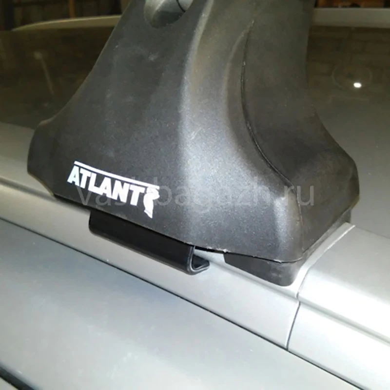 Багажник на крышу Atlant 6030+7002+7167 черные крыловидные дуги 1 1м Киа Сид 2 универсал
