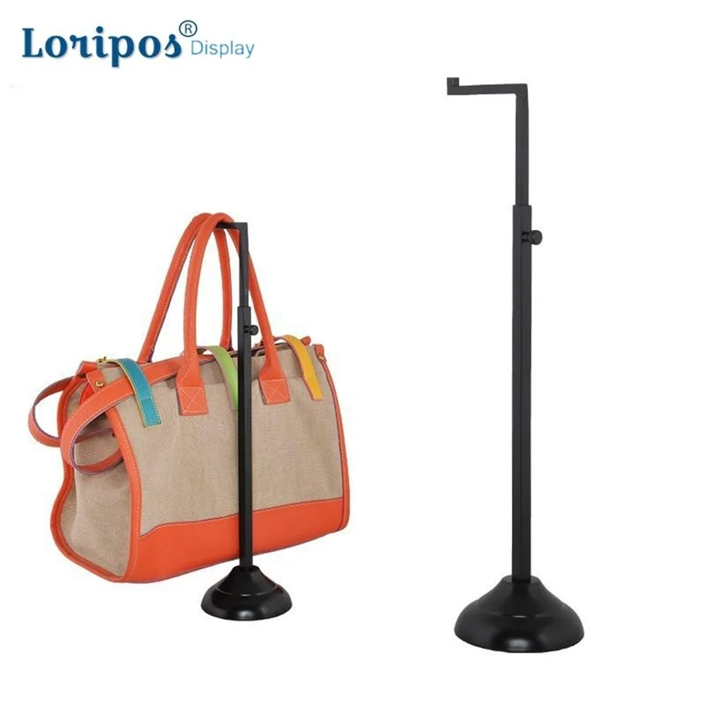 

High-grade Stainless Steel Hanger Bag Rack Handbag Display Stand Hangbag Holder Hook Hanging Shelf Shop Window Display Props