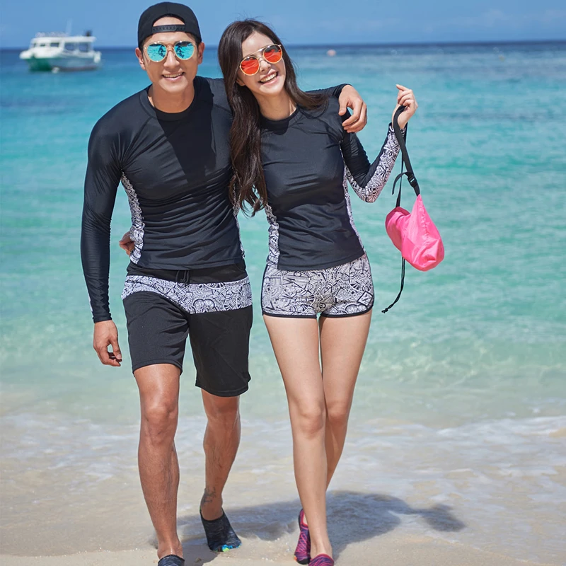 Женский купальный костюм 2021 года мягкий мужской для серфинга спортивный из двух