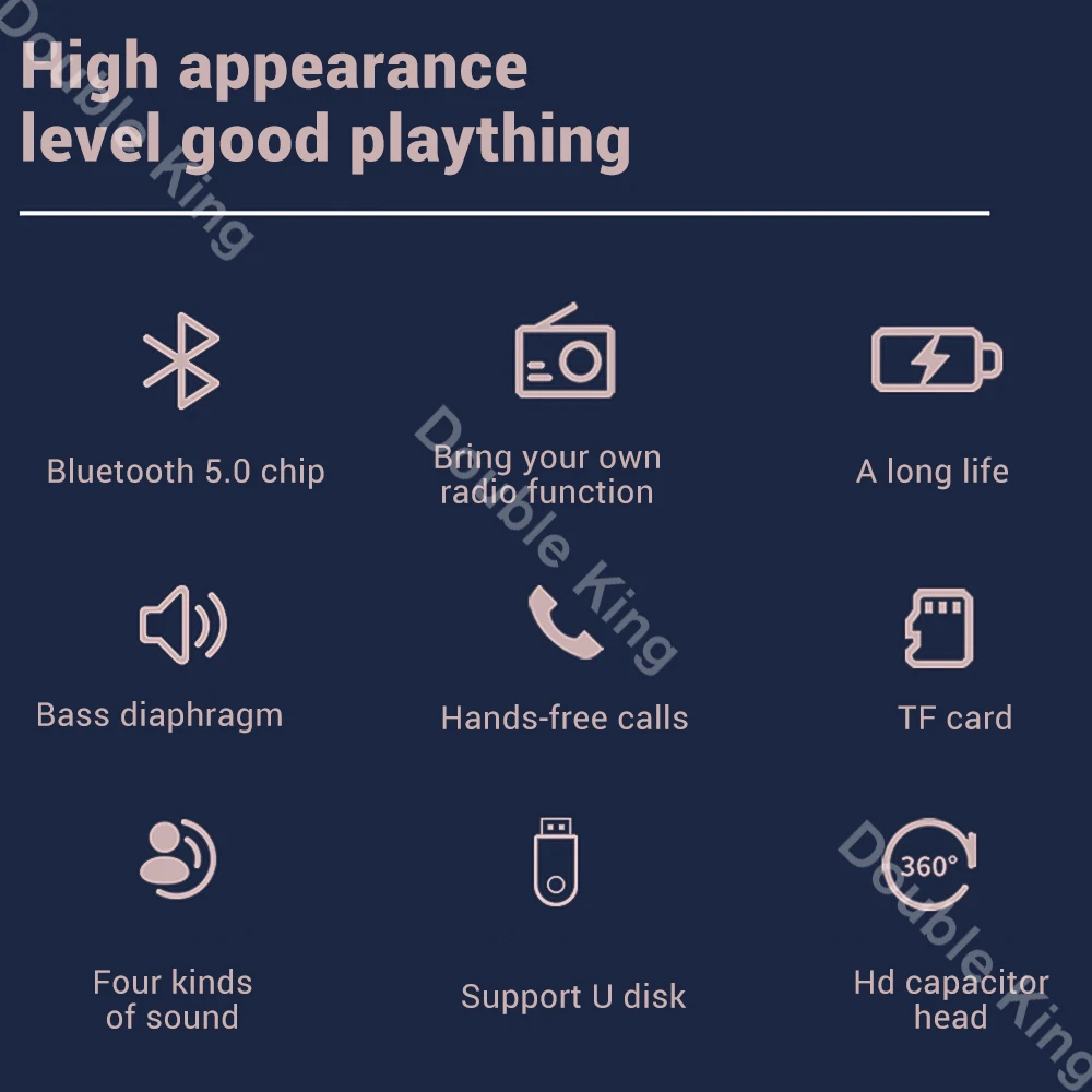 WS 898 Bluetooth ручной микрофон Беспроводной караоке двойной Динамик конденсаторный