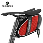 RockBros сумка для велосипеда водонепроницаемый MTB дорожный велосипед заднее сиденье сумка Светоотражающая велосипедная седельная сумка противоударный Хвост панье с светильник крюк