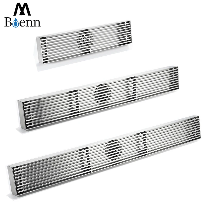 

Длинная 120 см матовая напольная решетка для слива отходов линейная плитка вставка дезодорирующий Тип длинный Слив для душа слив из нержавею...