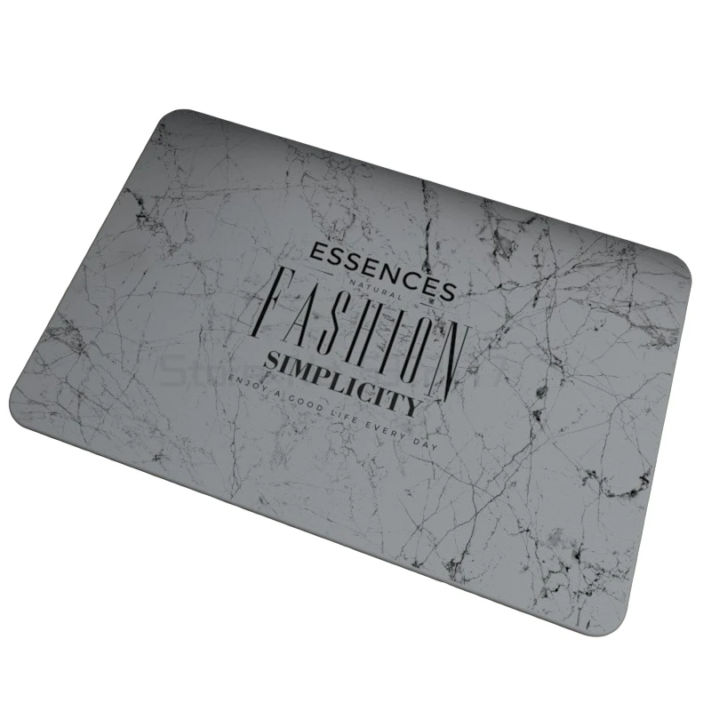 

Silica gel mud foot pad diatom mud water absorption pad anti slip pad quick drying board bathroom floor pad toilet pad