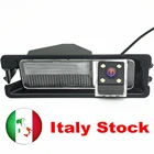 Камера заднего вида CCD Night, 4 светодиода, специальная автомобильная камера заднего вида для Nissan March, Renault, Logan, Renault Sandero W