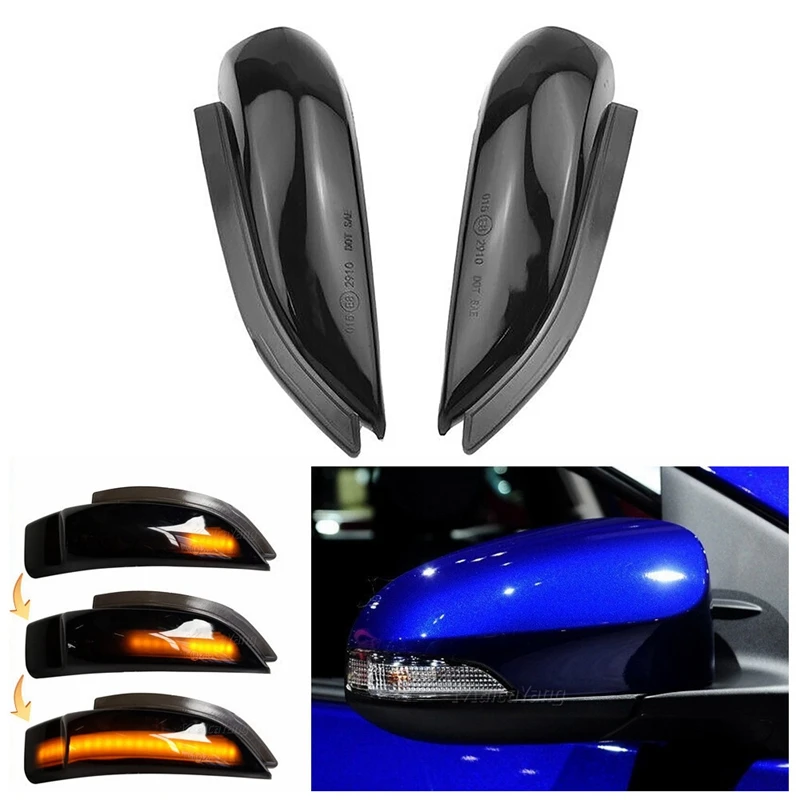 

Water Blink Dynamic Flowing Side Mirror LED Turn Signal Light for Toyota Corolla Camry RAV4 2012-2016