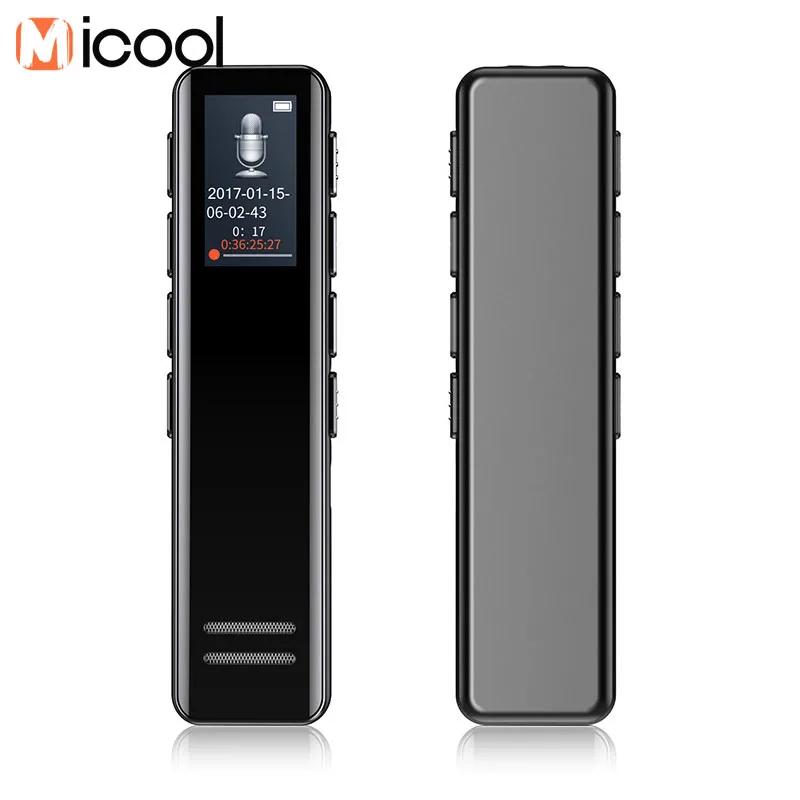 

Ручка для записи голоса 8 ГБ 16 ГБ диктофон многоязычный HD шумоподавление с одной кнопкой Запись ЖК цифровой Аудио Диктофон