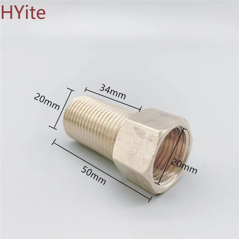 Латунный фитинг 1/2 &quotBSP папа к женскому изменить прямой переходник в